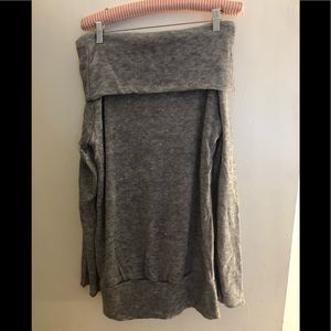 Grey off the shoulder sweater